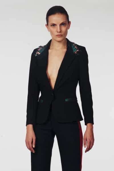 Les RemarKables Short black suit jacket Opéra