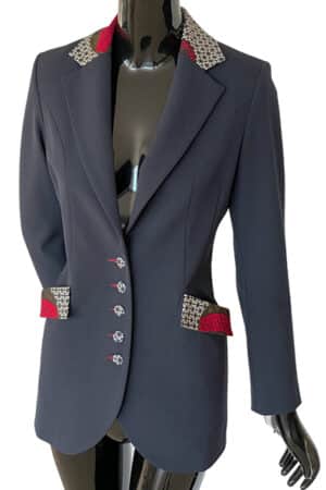 Les RemarKables Lace-up suit jacket Caroline-Face1