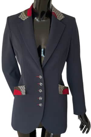 Les RemarKables Lace-up suit jacket Caroline-Face2